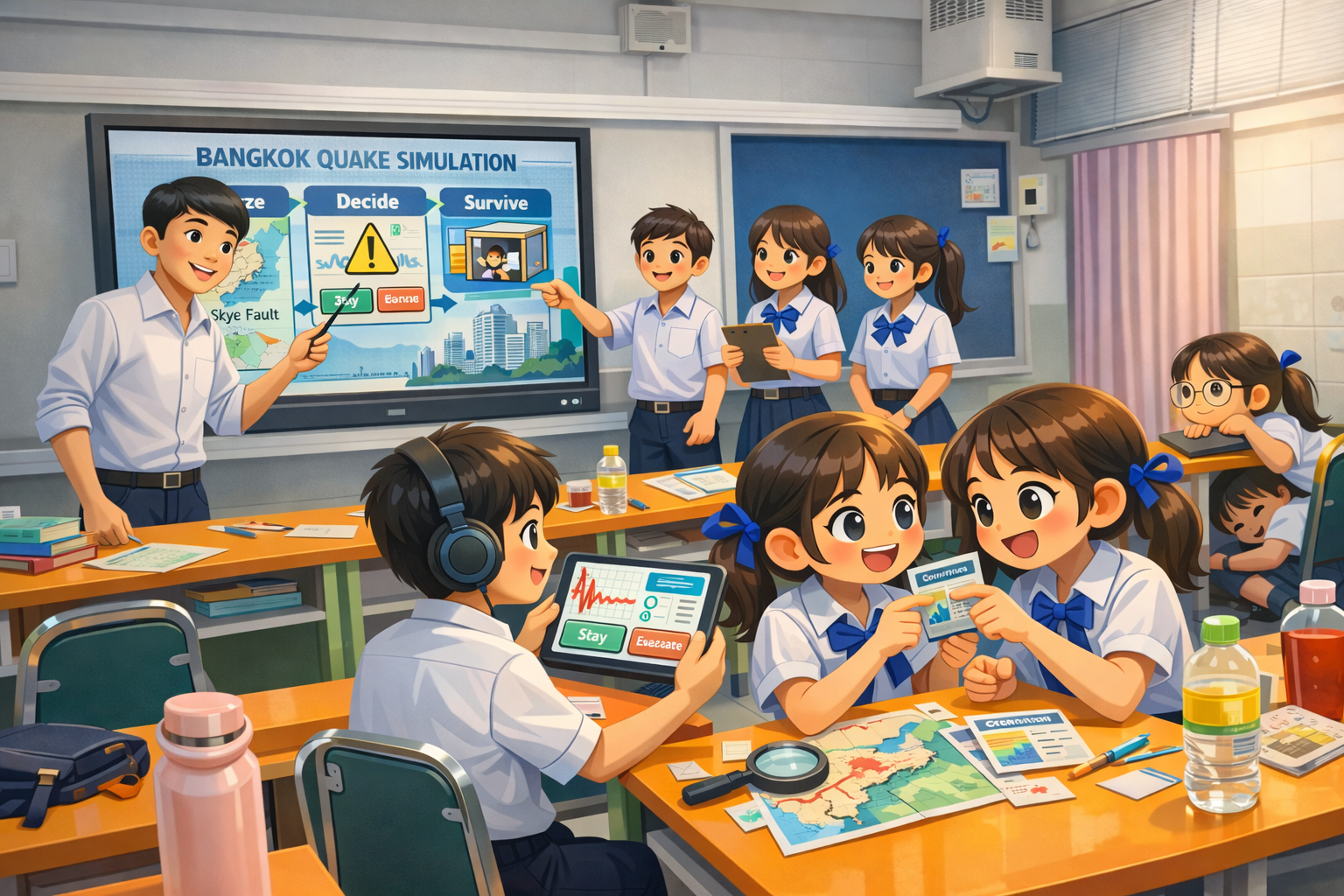 ภาพ Bangkok Quake : Simulation Game-Based Learning